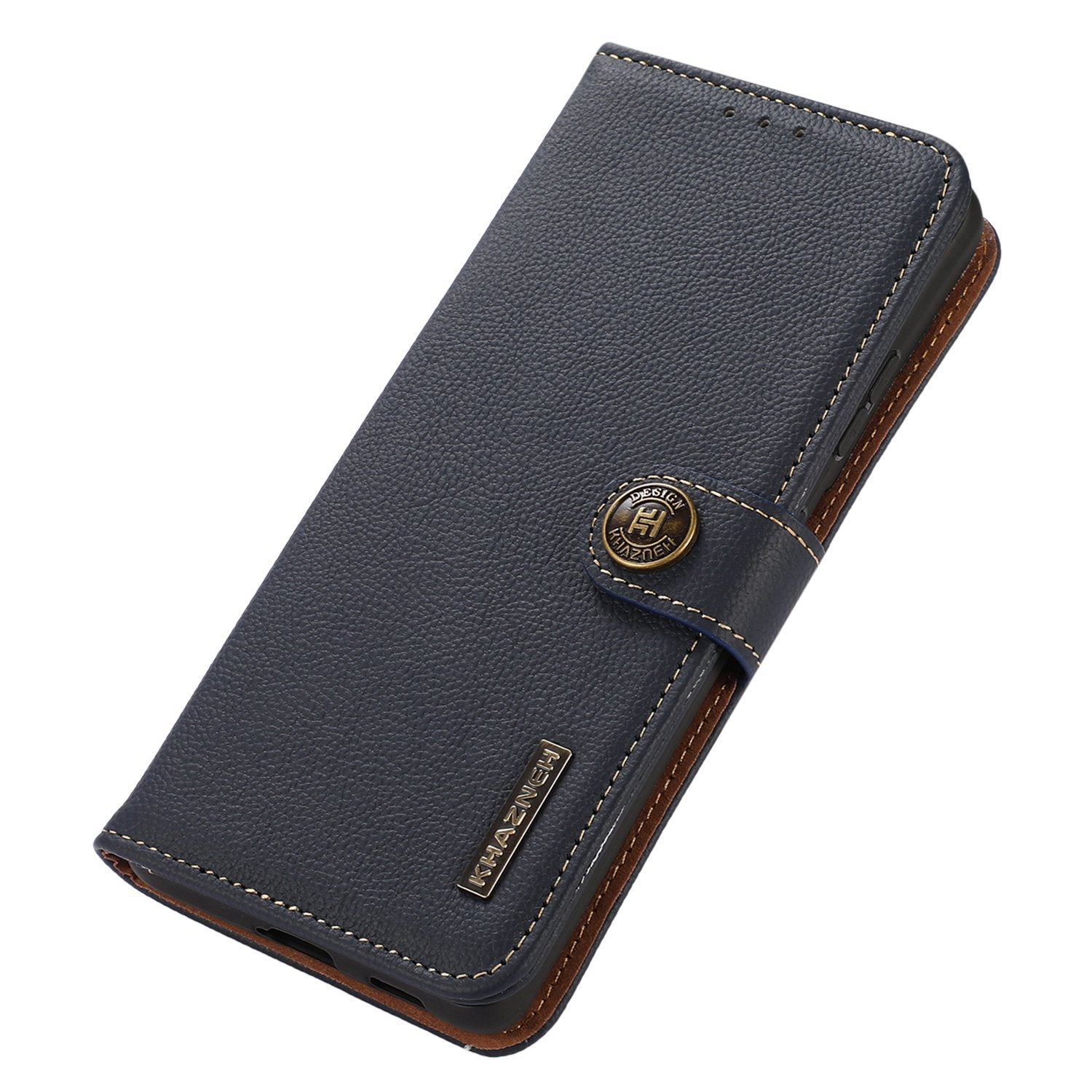 KHAZNEH For Xiaomi Redmi Note 13 Pro 4G / Poco M6 Pro 4G Case Genuine Cow Leather+TPU Stand Phone Cover KHAZNEH For Xiaomi Redmi Note 13 Pro 4G / Poco M6 Pro 4G Case Genuine Cow Leather+TPU Stand Phone Cover
